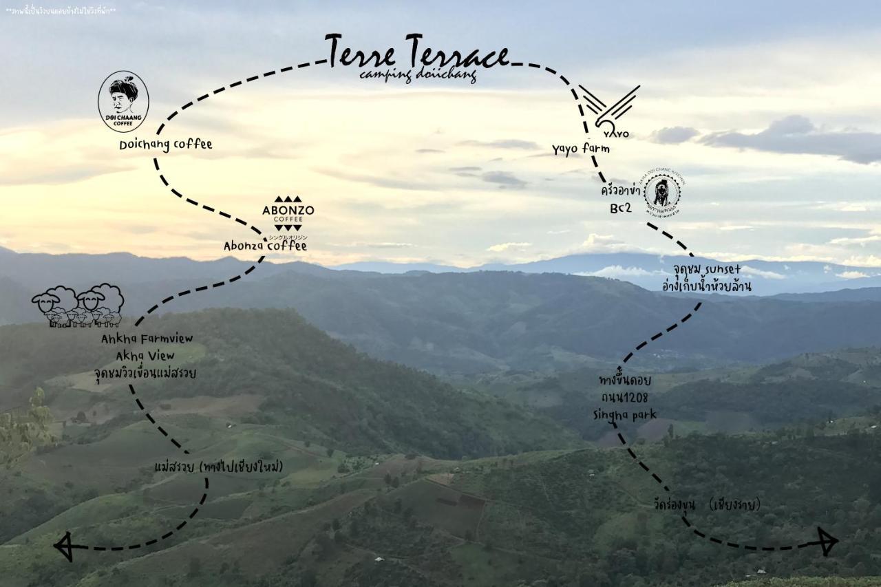Terre Terrace Glamping - Doichang Ban Huai Khai Luaran gambar